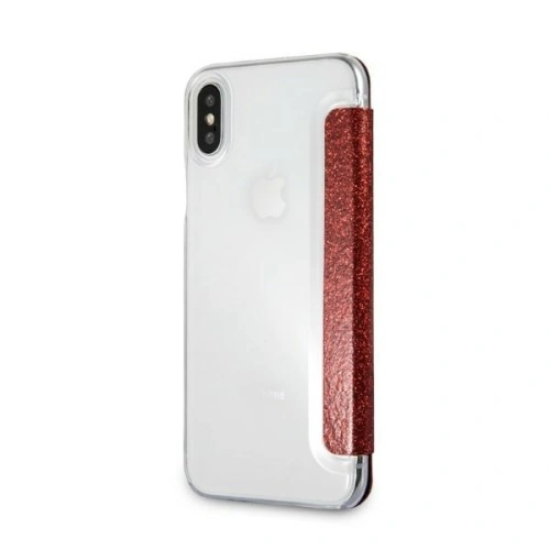 Etui Karl Lagerfeld KLFLBKPXVDCRE Apple iPhone XS/X red/czerwony book Valentine