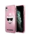 Wholesale Karl Lagerfeld KLHCI61CHTUGLP Apple iPhone XR pink hardcase Glitter Choupette - KLD1361 - {ean13} - Hurt