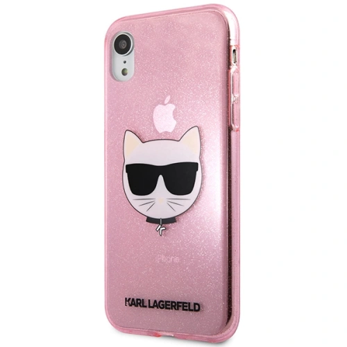Etui Karl Lagerfeld KLHCI61CHTUGLP Apple iPhone XR  różowy/pink hardcase Glitter Choupette