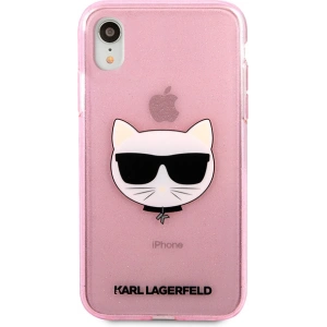 Hurtownia GSM - Etui Karl Lagerfeld KLHCI61CHTUGLP Apple iPhone XR rózsaszín/pink kemény tok Glitter Choupette - KLD1361 - {ean13} - Hurt