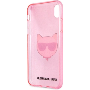 Hurtownia GSM - Etui Karl Lagerfeld KLHCI61CHTUGLP Apple iPhone XR rózsaszín/pink kemény tok Glitter Choupette - KLD1361 - {ean13} - Hurt