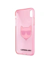 Wholesale Karl Lagerfeld KLHCI61CHTUGLP Apple iPhone XR pink hardcase Glitter Choupette - KLD1361 - {ean13} - Hurt