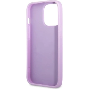Etui Guess GUHCP13LPS4MU Apple iPhone 13 Pro purpurowy/purple hardcase Saffiano 4G Small Metal Logo