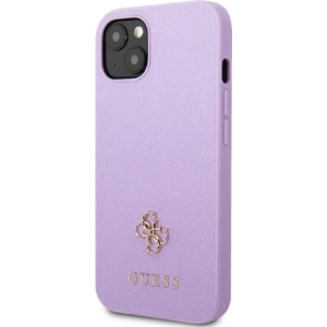 Hurtownia GSM - Etui Guess GUHCP13SPS4MU Apple iPhone 13 mini lila/purple kemény tok Saffiano 4G Kis Fém Logó - GUE2333 - {ean13} - Hurt