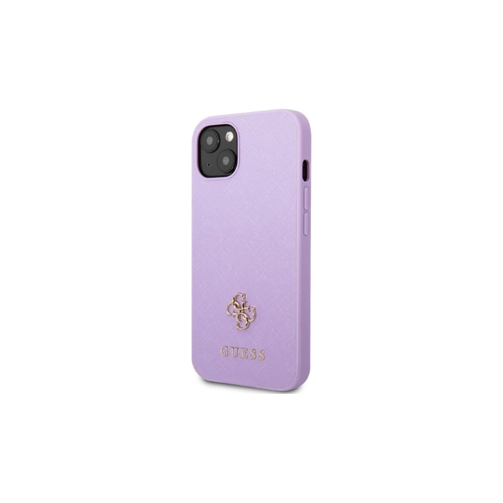 Hurtownia GSM - Etui Guess GUHCP13SPS4MU Apple iPhone 13 mini lila/purple kemény tok Saffiano 4G Kis Fém Logó - GUE2333 - {ean13} - Hurt