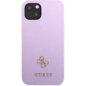 Hurtownia GSM - Etui Guess GUHCP13SPS4MU Apple iPhone 13 mini lila/purple kemény tok Saffiano 4G Kis Fém Logó - GUE2333 - {ean13} - Hurt