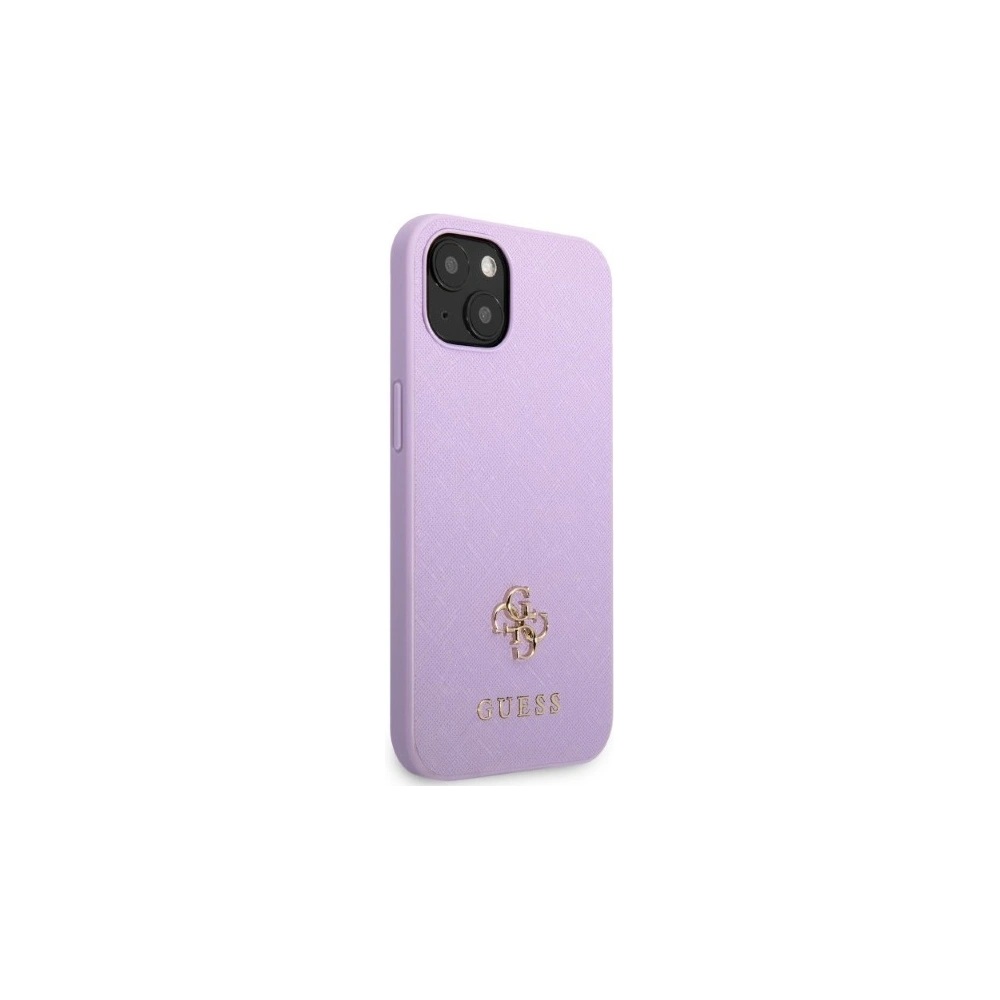 Hurtownia GSM - Etui Guess GUHCP13SPS4MU Apple iPhone 13 mini purpuriu/purple hardcase Saffiano 4G Small Metal Logo - GUE2333 - {ean13} - Hurt