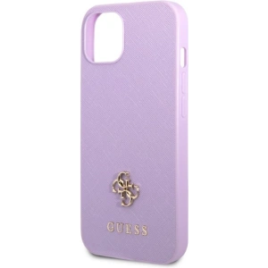 Hurtownia GSM - Etui Guess GUHCP13SPS4MU Apple iPhone 13 mini lila/purple kemény tok Saffiano 4G Kis Fém Logó - GUE2333 - {ean13} - Hurt