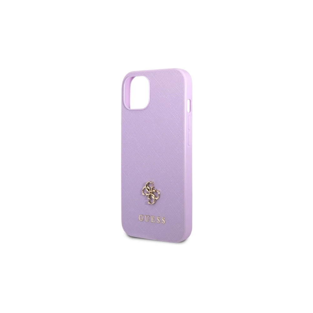 Hurtownia GSM - Etui Guess GUHCP13SPS4MU Apple iPhone 13 mini lila/purple kemény tok Saffiano 4G Kis Fém Logó - GUE2333 - {ean13} - Hurt