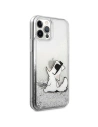 Hurtownia GSM - Case Karl Lagerfeld KLHCP12LGCFS Apple iPhone 12 Pro Max silber/silver Hardcase Liquid Glitter Choupette Fun - KLD1362 - {ean13} - Hurt