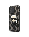 Wholesale Karl Lagerfeld KLHCP13LPMNIKBK Apple iPhone 13 Pro hardcase black Monogram Ikonik Patch - KLD1363 - {ean13} - Hurt