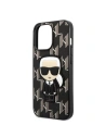 Wholesale Karl Lagerfeld KLHCP13LPMNIKBK Apple iPhone 13 Pro hardcase black Monogram Ikonik Patch - KLD1363 - {ean13} - Hurt