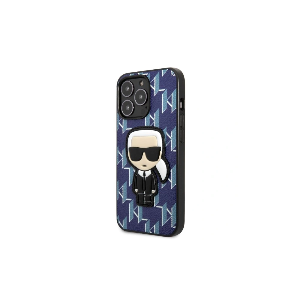 Hurtownia GSM - Etui Karl Lagerfeld KLHCP13LPMNIKBL Apple iPhone 13 Pro keménytok kék Monogram Ikonik Patch - KLD1364 - {ean13} - Hurt
