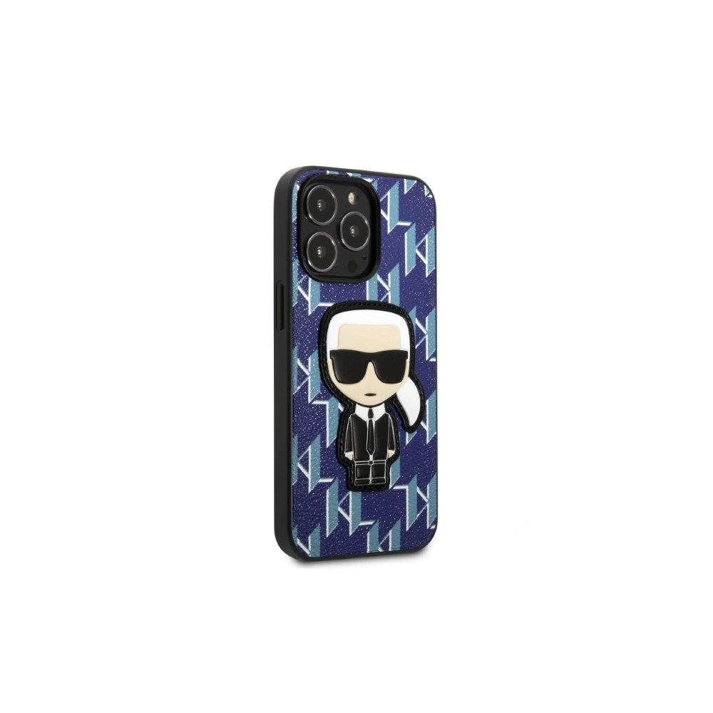 Hurtownia GSM - Etui Karl Lagerfeld KLHCP13LPMNIKBL Apple iPhone 13 Pro keménytok kék Monogram Ikonik Patch - KLD1364 - {ean13} - Hurt