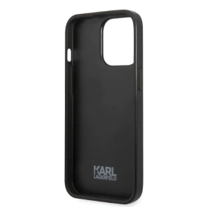Etui Karl Lagerfeld KLHCP13LPMNIKBL Apple iPhone 13 Pro hardcase niebieski/blue Monogram Ikonik Patch