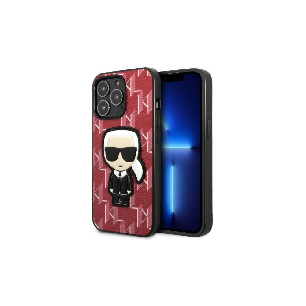 Hurtownia GSM - Etui Karl Lagerfeld KLHCP13LPMNIKPI Apple iPhone 13 Pro hardcase czerwony/red Monogram Ikonik Patch - KLD1365 - {ean13} - Hurt