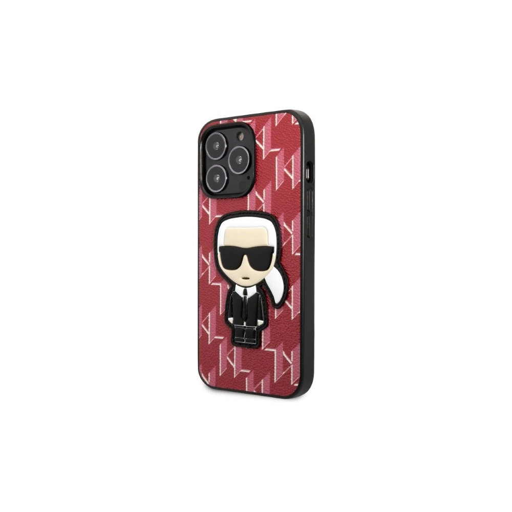 Hurtownia GSM - Etui Karl Lagerfeld KLHCP13LPMNIKPI Apple iPhone 13 Pro hardcase czerwony/red Monogram Ikonik Patch - KLD1365 - {ean13} - Hurt