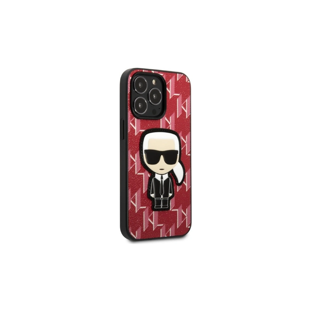 Hurtownia GSM - Etui Karl Lagerfeld KLHCP13LPMNIKPI Apple iPhone 13 Pro hardcase czerwony/red Monogram Ikonik Patch - KLD1365 - {ean13} - Hurt