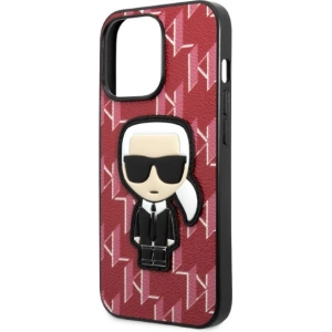 Etui Karl Lagerfeld KLHCP13LPMNIKPI Apple iPhone 13 Pro hardcase czerwony/red Monogram Ikonik Patch
