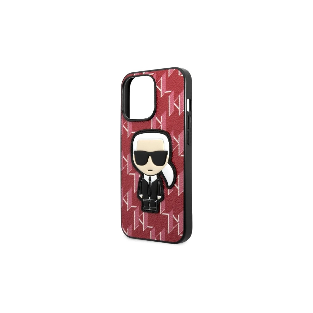 Hurtownia GSM - Etui Karl Lagerfeld KLHCP13LPMNIKPI Apple iPhone 13 Pro hardcase czerwony/red Monogram Ikonik Patch - KLD1365 - {ean13} - Hurt