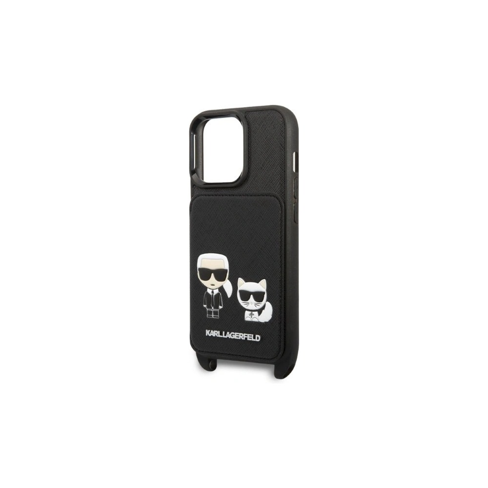 Hurtownia GSM - Etui Karl Lagerfeld KLHCP13LSAKCHSK Apple iPhone 13 Pro hardcase Saffiano Karl & Choupette Embossed - KLD1367 - {ean13} - Hurt