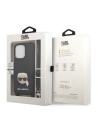 Wholesale Karl Lagerfeld KLHCP13LSAKHPK Apple iPhone 13 Pro hardcase Saffiano Metal Karl Head - KLD1368 - {ean13} - Hurt