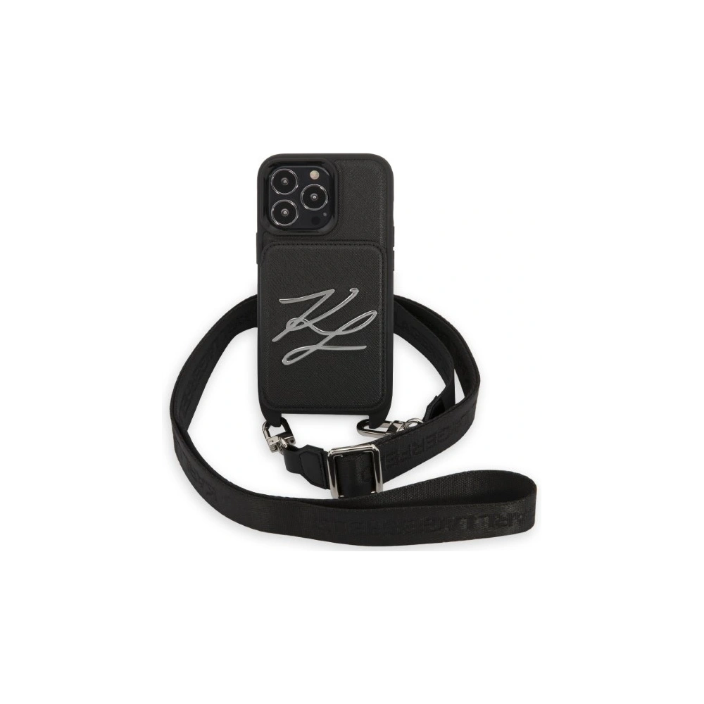 Hurtownia GSM - Etui Karl Lagerfeld KLHCP13LSAKLCK Apple iPhone 13 Pro hardcase negru/black Saffiano Autograph - KLD1369 - {ean13} - Hurt