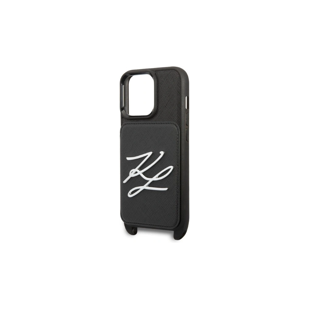 Hurtownia GSM - Etui Karl Lagerfeld KLHCP13LSAKLCK Apple iPhone 13 Pro hardcase negru/black Saffiano Autograph - KLD1369 - {ean13} - Hurt