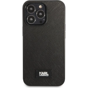 Etui Karl Lagerfeld KLHCP13LSFMP2K Apple iPhone 13 Pro hardcase czarny/black Saffiano Plaque