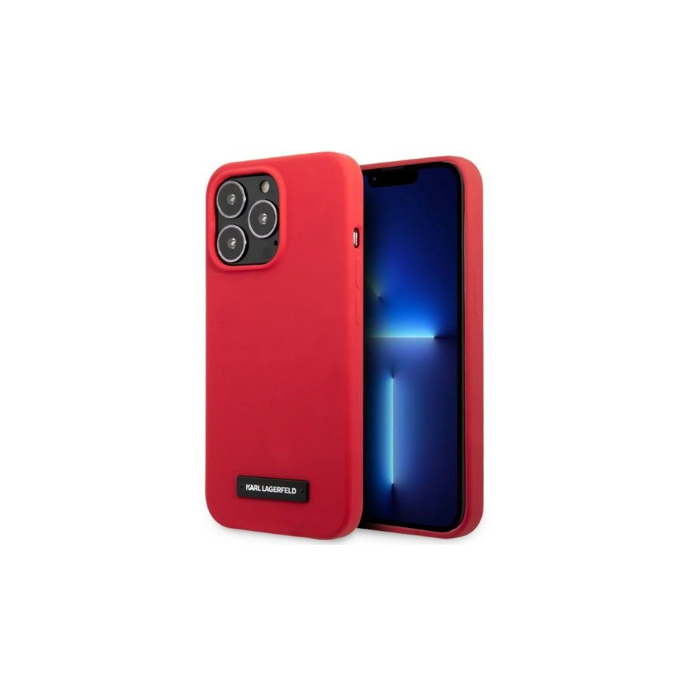 Hurtownia GSM - Etui Karl Lagerfeld KLHCP13LSLMP1R Apple iPhone 13 Pro hardcase roșu/red Silicon Plaque - KLD1371 - {ean13} - Hurt