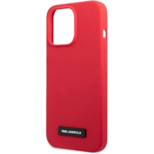 Etui Karl Lagerfeld KLHCP13LSLMP1R Apple iPhone 13 Pro hardcase czerwony/red Silicone Plaque