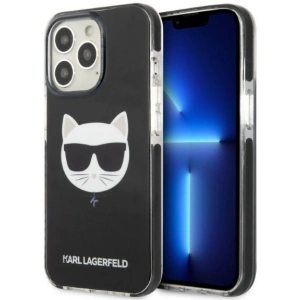 Wholesale Karl Lagerfeld KLHCP13LTPECK Apple iPhone 13 Pro hardcase black Choupette Head - KLD1372 - {ean13} - Hurt