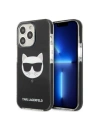 Case Karl Lagerfeld KLHCP13LTPECK Apple iPhone 13 Pro Hardcase schwarz/black Choupette Head