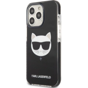 Wholesale Karl Lagerfeld KLHCP13LTPECK Apple iPhone 13 Pro hardcase black Choupette Head - KLD1372 - {ean13} - Hurt
