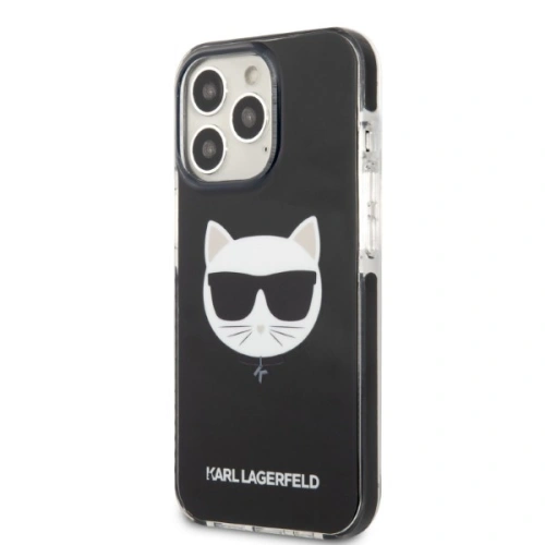 Etui Karl Lagerfeld KLHCP13LTPECK Apple iPhone 13 Pro hardcase czarny/black Choupette Head