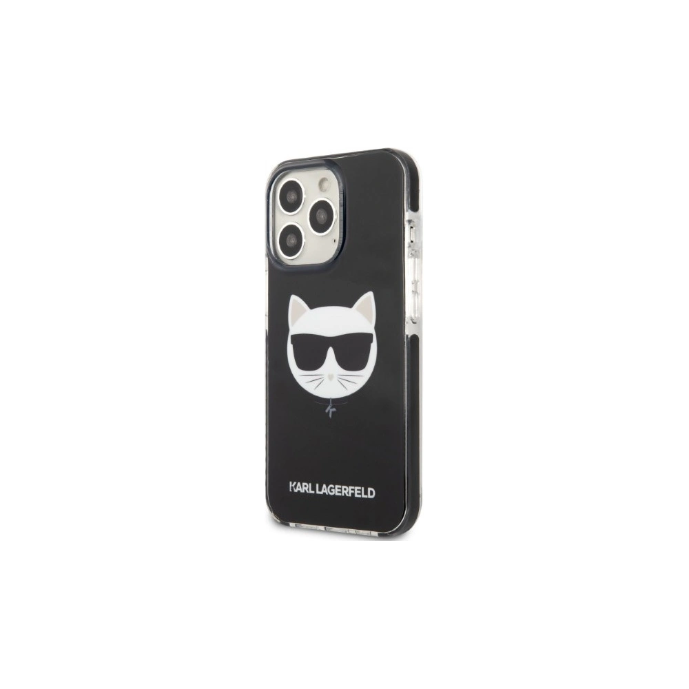 Wholesale Karl Lagerfeld KLHCP13LTPECK Apple iPhone 13 Pro hardcase black Choupette Head - KLD1372 - {ean13} - Hurt