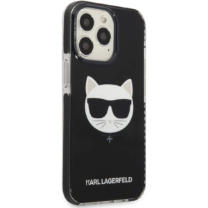 Wholesale Karl Lagerfeld KLHCP13LTPECK Apple iPhone 13 Pro hardcase black Choupette Head - KLD1372 - {ean13} - Hurt