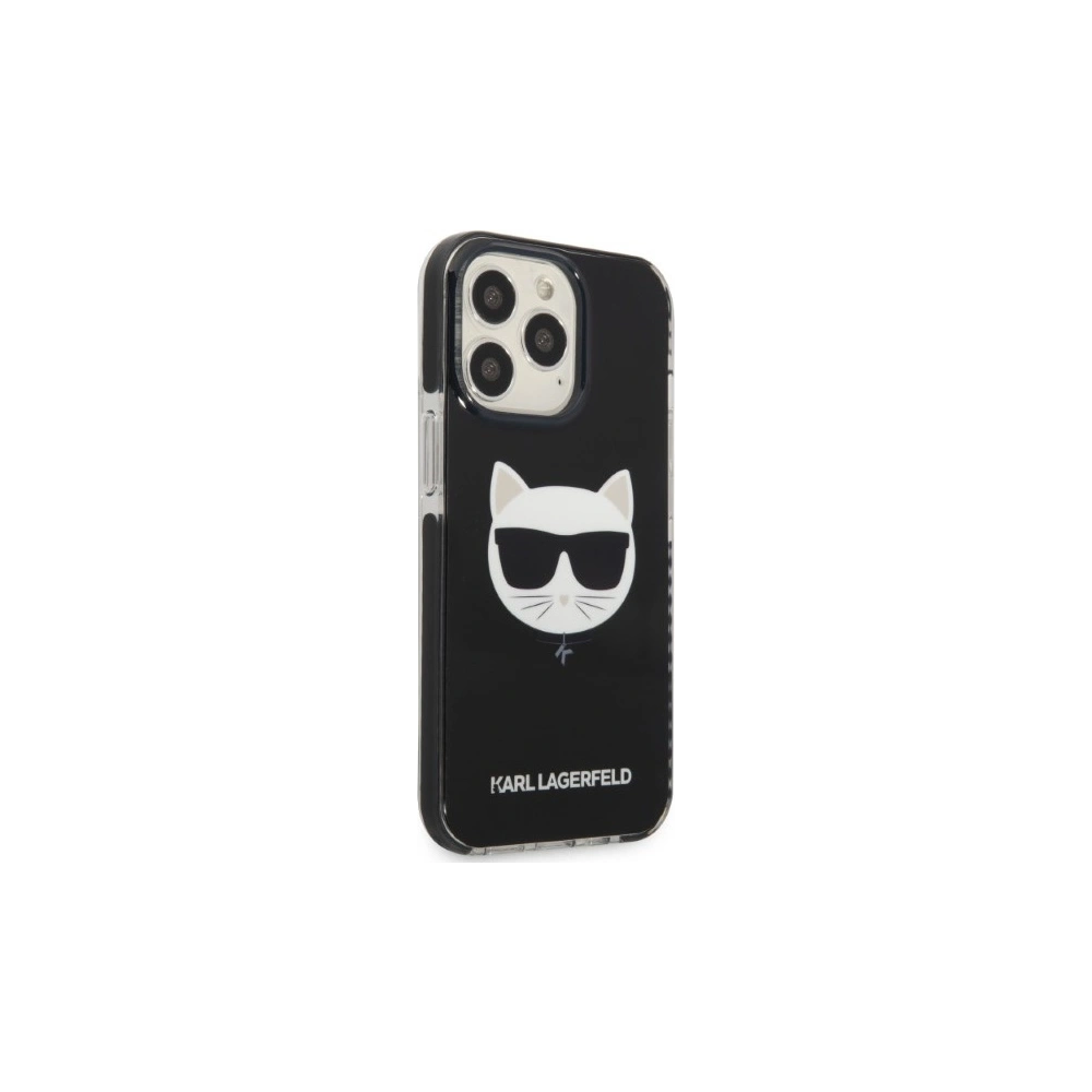 Wholesale Karl Lagerfeld KLHCP13LTPECK Apple iPhone 13 Pro hardcase black Choupette Head - KLD1372 - {ean13} - Hurt