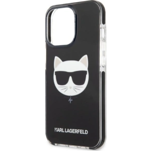 Wholesale Karl Lagerfeld KLHCP13LTPECK Apple iPhone 13 Pro hardcase black Choupette Head - KLD1372 - {ean13} - Hurt