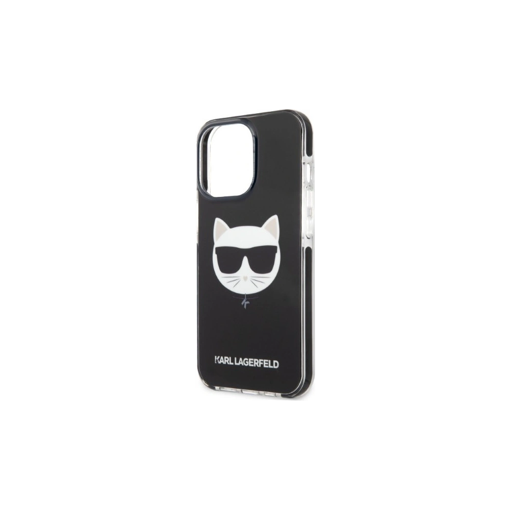 Wholesale Karl Lagerfeld KLHCP13LTPECK Apple iPhone 13 Pro hardcase black Choupette Head - KLD1372 - {ean13} - Hurt