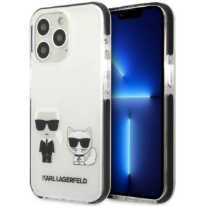 Etui Karl Lagerfeld KLHCP13LTPEKCW Apple iPhone 13 Pro hardcase biały/white Karl&Choupette