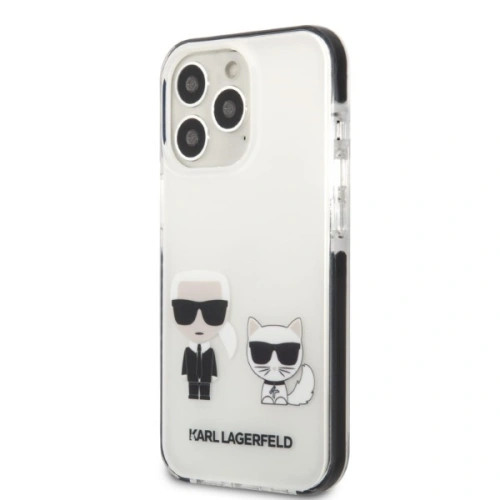 Etui Karl Lagerfeld KLHCP13LTPEKCW Apple iPhone 13 Pro hardcase biały/white Karl&Choupette