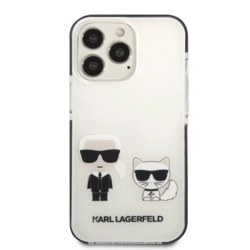 Etui Karl Lagerfeld KLHCP13LTPEKCW Apple iPhone 13 Pro hardcase biały/white Karl&Choupette