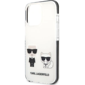 Etui Karl Lagerfeld KLHCP13LTPEKCW Apple iPhone 13 Pro hardcase biały/white Karl&Choupette