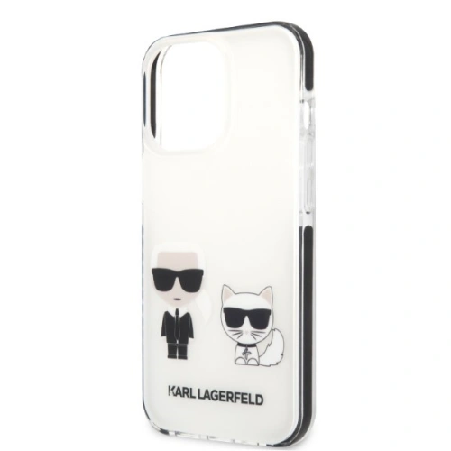 Etui Karl Lagerfeld KLHCP13LTPEKCW Apple iPhone 13 Pro hardcase biały/white Karl&Choupette