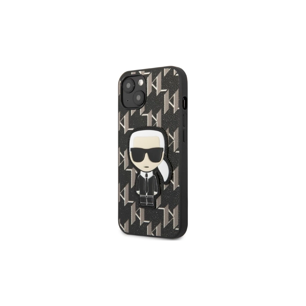 Hurtownia GSM - Etui Karl Lagerfeld KLHCP13SPMNIKBK Apple iPhone 13 mini hardcase fekete/black Monogram Ikonik Patch - KLD1380 - {ean13} - Hurt