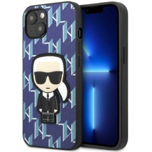 Hurtownia GSM - Etui Karl Lagerfeld KLHCP13SPMNIKBL Apple iPhone 13 mini hardcase kék/blue Monogram Ikonik Patch - KLD1381 - {ean13} - Hurt