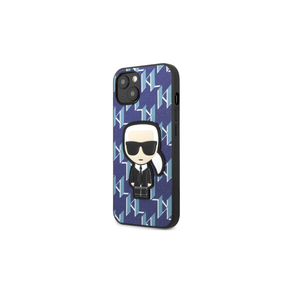 Hurtownia GSM - Etui Karl Lagerfeld KLHCP13SPMNIKBL Apple iPhone 13 mini hardcase kék/blue Monogram Ikonik Patch - KLD1381 - {ean13} - Hurt