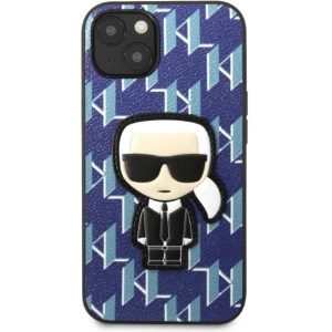 Hurtownia GSM - Etui Karl Lagerfeld KLHCP13SPMNIKBL Apple iPhone 13 mini hardcase kék/blue Monogram Ikonik Patch - KLD1381 - {ean13} - Hurt
