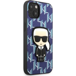 Hurtownia GSM - Etui Karl Lagerfeld KLHCP13SPMNIKBL Apple iPhone 13 mini hardcase kék/blue Monogram Ikonik Patch - KLD1381 - {ean13} - Hurt